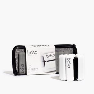 Bala Bangles Set of 2 (1lb each) Adjustable Wearable Wrist & Ankle Weights, Bone